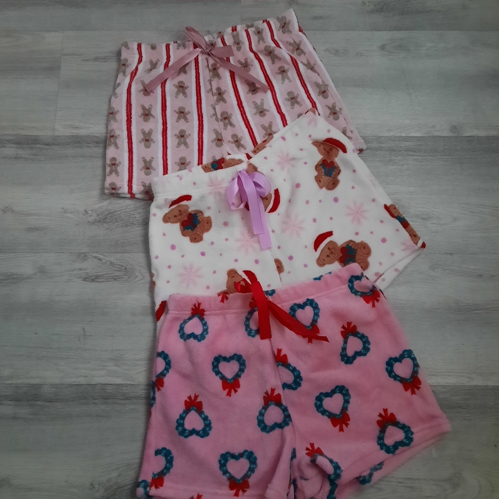 Fashion Nova Holiday Pajama Shorts Bundle